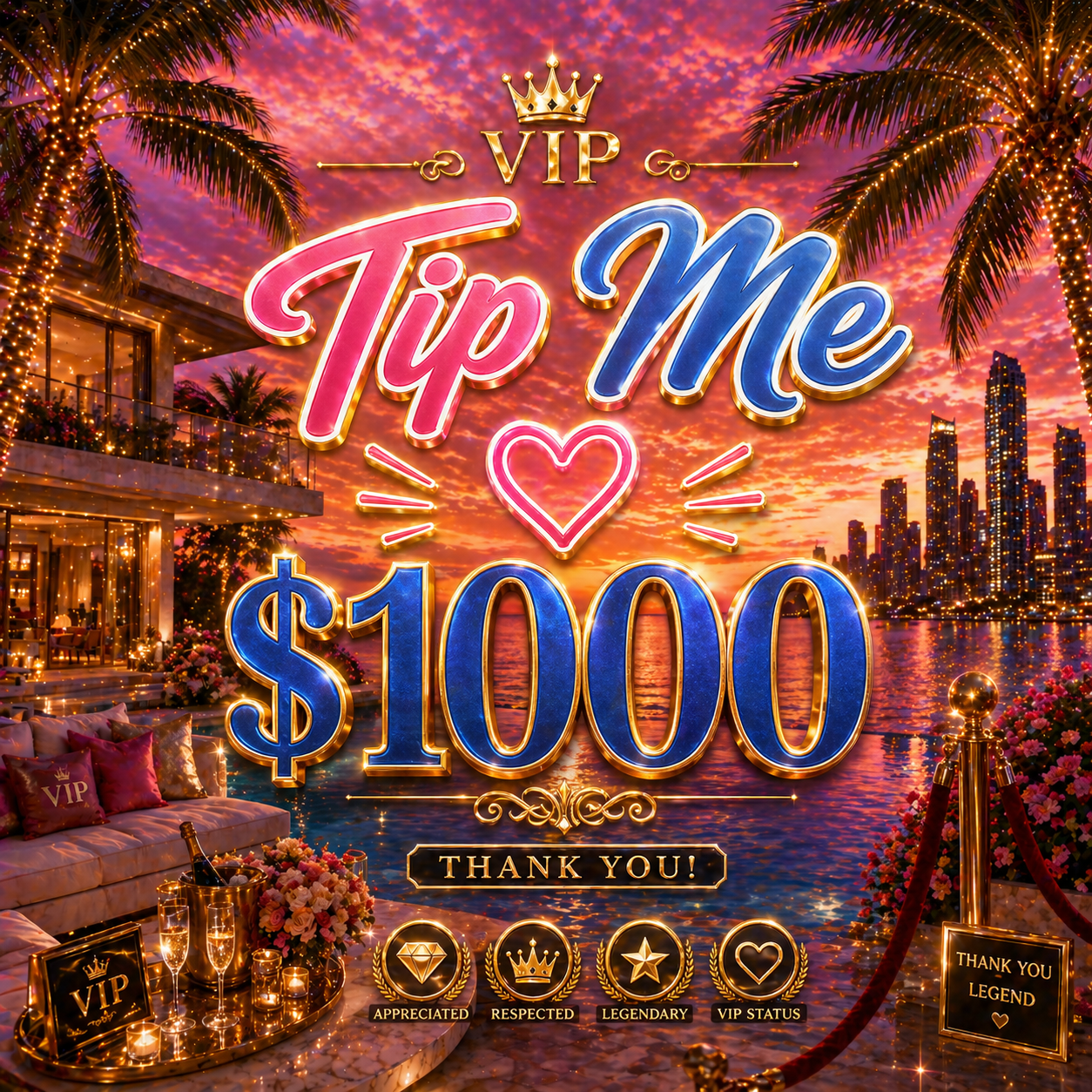 Tip Me $1000